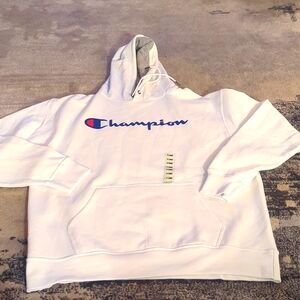 New Mens Champion PowerBlend Graphic Hoodie Size XL